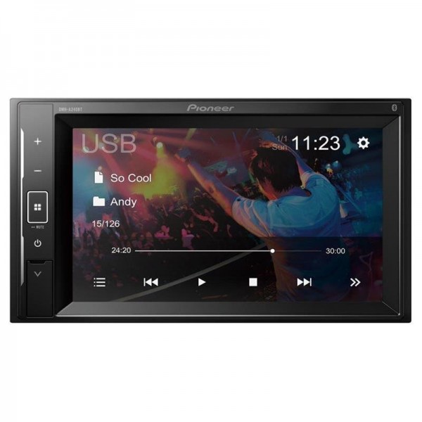 Nauja automobilinė magnetola Pioneer DMH-A240BT